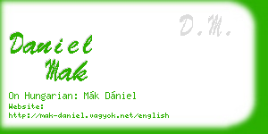 daniel mak business card
